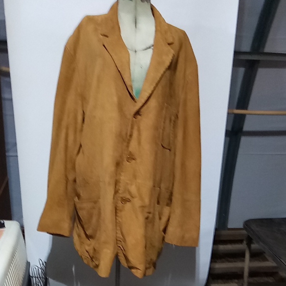 Vintage Brown Suede Jacket